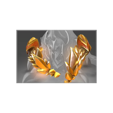 Autographed Golden Latticean Shards