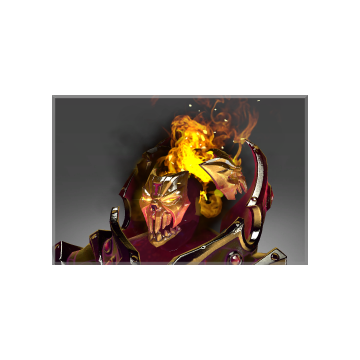Autographed Golden Mantle of Grim Facade