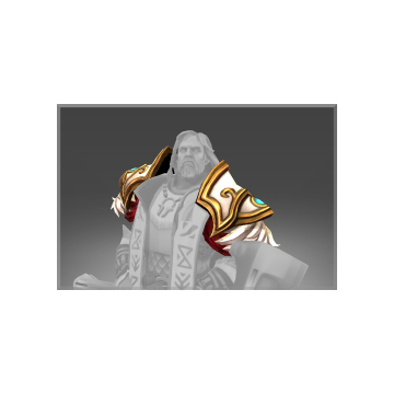 Autographed Complete Pauldrons of Sacred Light